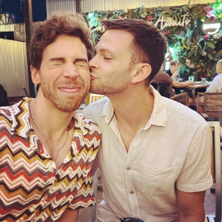 Devon Graye with her husband Jordan Gavaris.